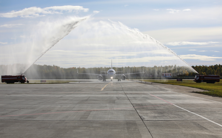 Открытие аэропорта в Тобольске. Автор Екатерина Христозова