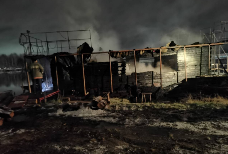 Фото из телеграм-канала противопожарной службы Тюменской области