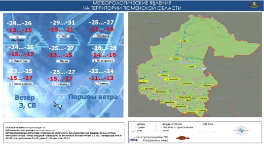 20 февраля в Тюмени потеплеет до −12°