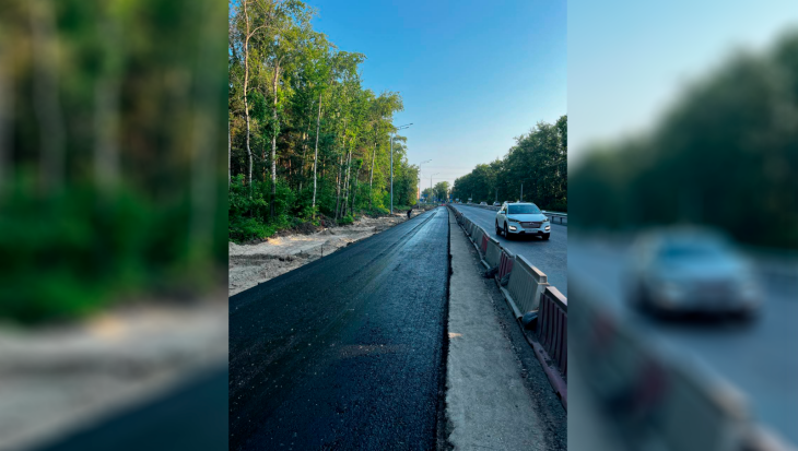 В Тюмени завершаются дорожные работы на Червишевском тракте