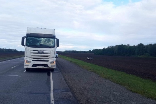 Водитель отечественного автомобиля погиб в ДТП с фурой на трассе в Тюменской области 