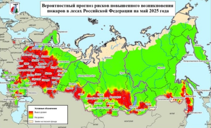 В лесах Тюменской области прогнозируется повышенная пожарная опасность этой весной