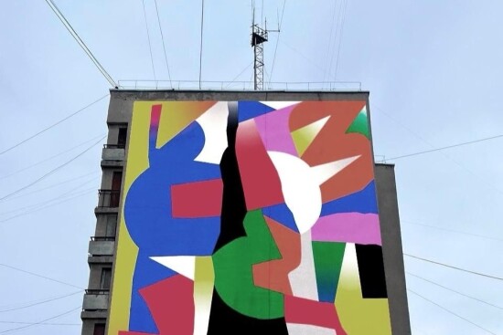 Московский художник разрисует фасад тюменского дома на улице Максима Горького