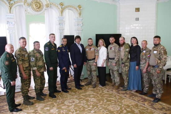 В Тюмени на Дзержинского состоялась встреча с участниками СВО