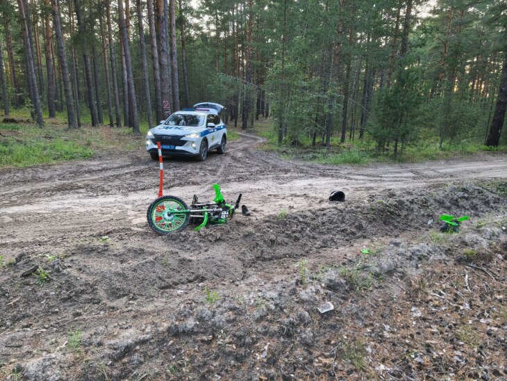 13-летний подросток на питбайке пострадал в ДТП под Тюменью