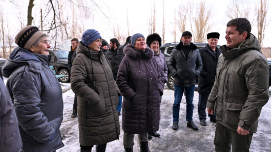 Дмитрий Артюхов посетил Волноваху с рабочим визитом