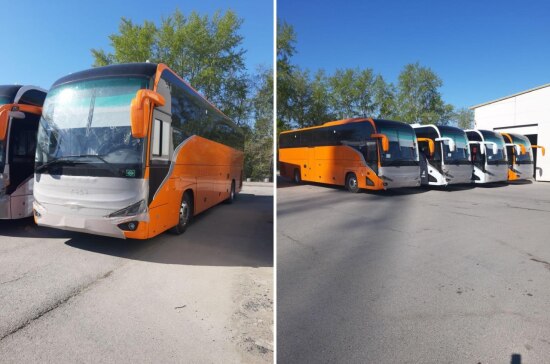 Современные автобусы выйдут на маршруты из Тюмени в Нижневартовск и Курган