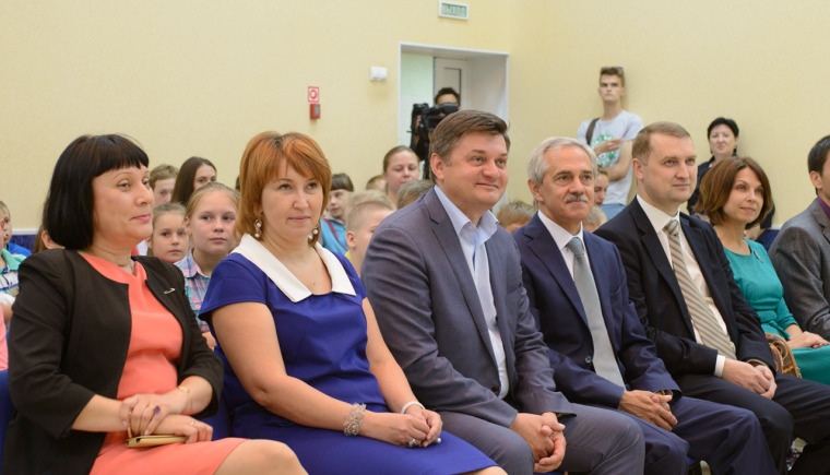 Презентация конкурса «Азбука Тюмени» состоялась в актовом зале школы № 70. Фото Юрия КОМОЛОВА.
