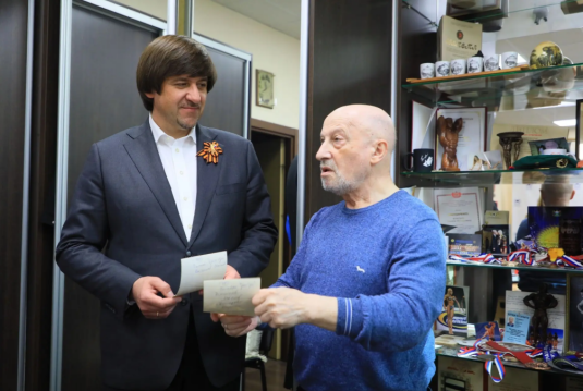 Основатель и бессменный президент тюменского атлетического клуба «Антей» Евгений Колтун празднует 79-летие