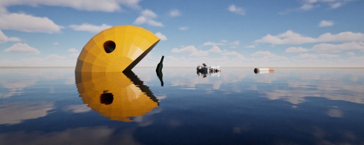 В Тюмени на озере Тихом установят гигантского Пакмана