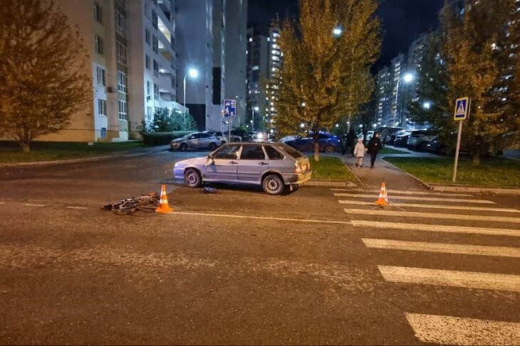 В Тюмени сбили 11-летнего велосипедиста 