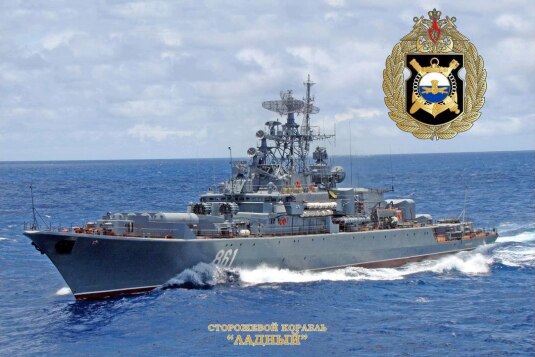 Губернатор Тюменской области поздравил экипаж сторожевого корабля «Ладный» с юбилеем