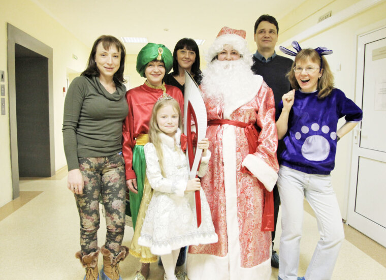 Дед Мороз визит нанес