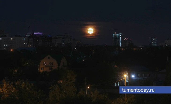 В ночь с 5 на 6 ноября тюменцы смогут увидеть суперлуние