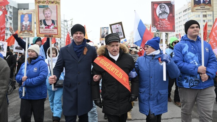 Более 111 тысяч ямальцев присоединились к шествию «Бессмертный полк»