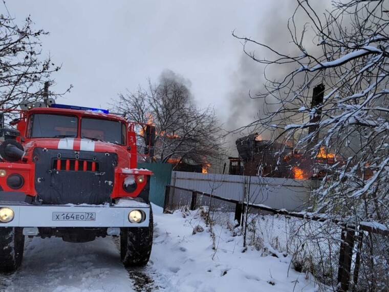 Фото противопожарной службы Тюменской области