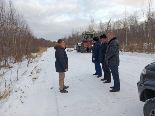 В Нижнетавдинском округе создают автозимник для транспортного сообщения с ХМАО