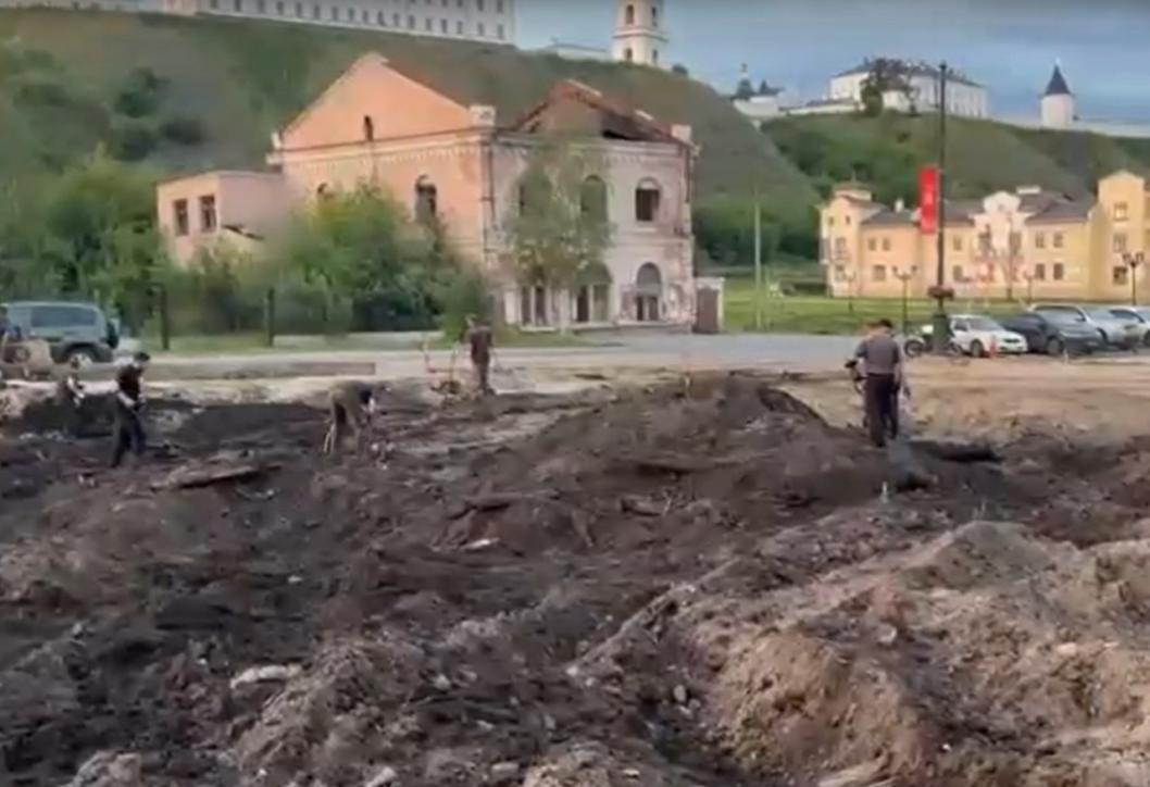 Скриншот с видео из группы «Археологические раскопки. Тюмень» «ВКонтакте», автор неизвестен