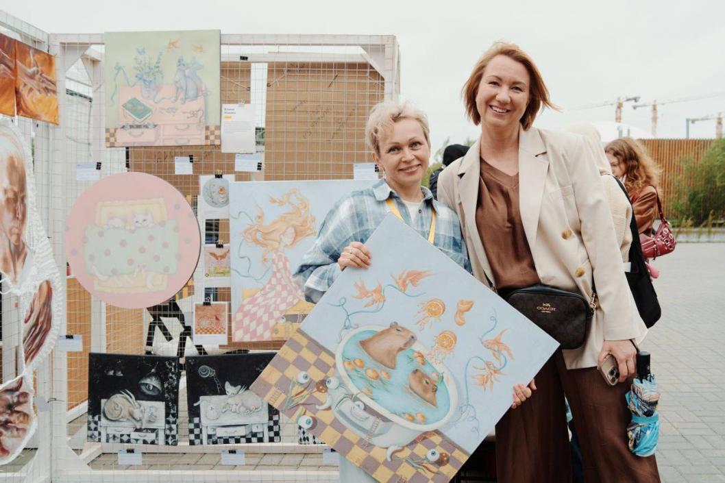 На фестивале современного искусства в Тюмени «Арт-чоус» | Фото из телеграм-канала Ирины Широковой 