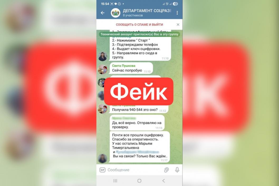 Фото: скрины из мошеннических чатов, телеграм-канал Инфоцентра правительства ТО