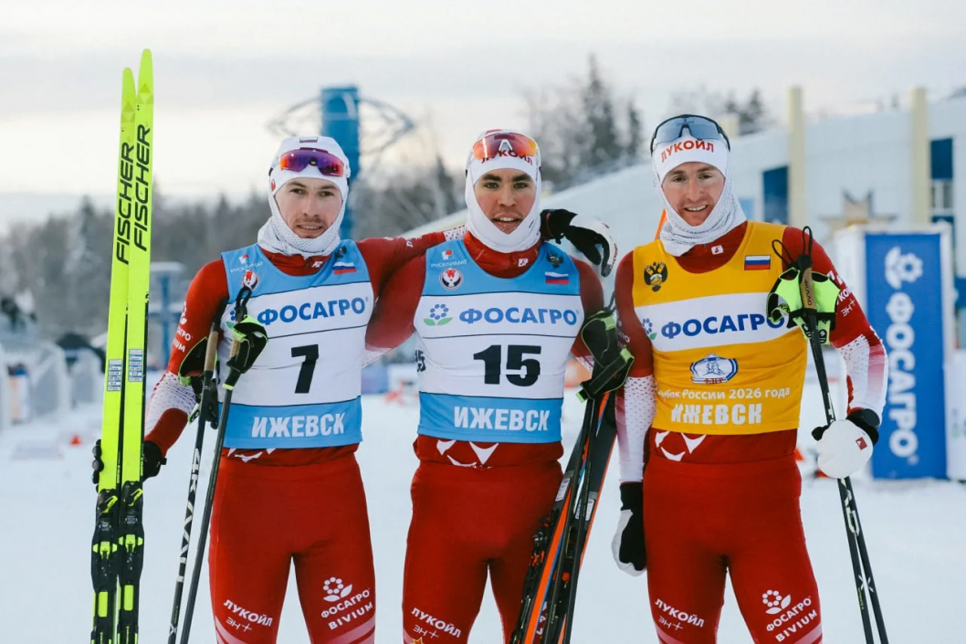 Александр Терентьев завоевал золото в финале мужского спринта на этапе Кубка России в Ижевске