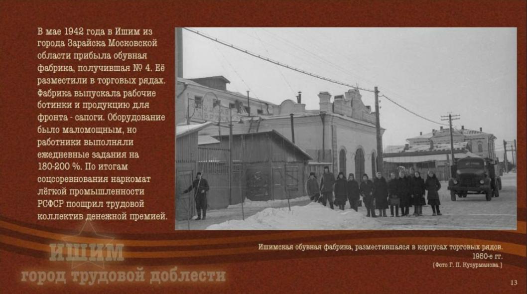 Скриншот слайдов презентации главы города Ишима Федора Шишкина