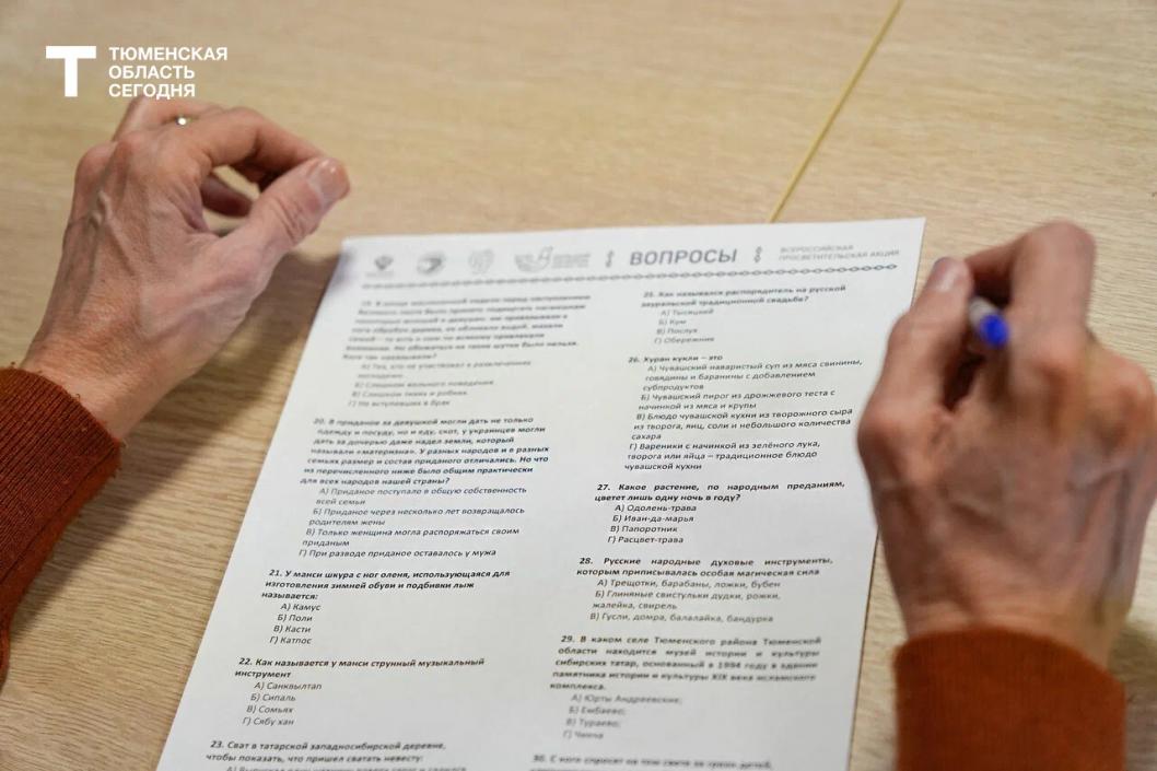 Участники СВО зададут вопросы на этнодиктанте в Тюменской области