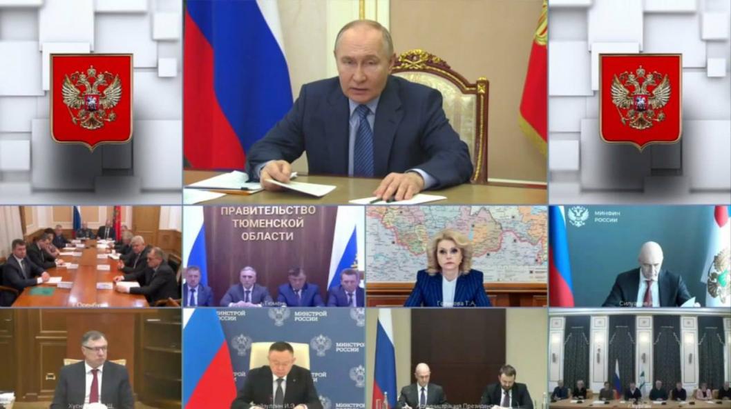 Губернатор Тюменской области доложил президенту Владимиру Путину о принятых мерах по борьбе с паводком