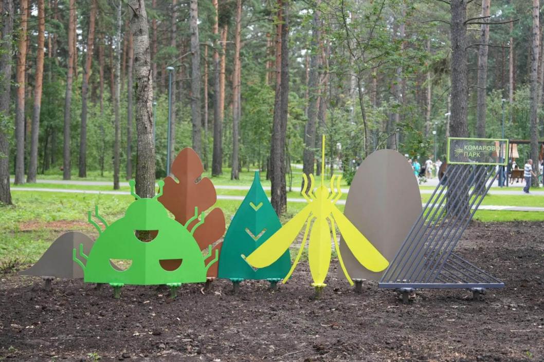 В Тюмени открыли Комарово парк с веревочным городком и первым муниципальным кортом для падл-тенниса