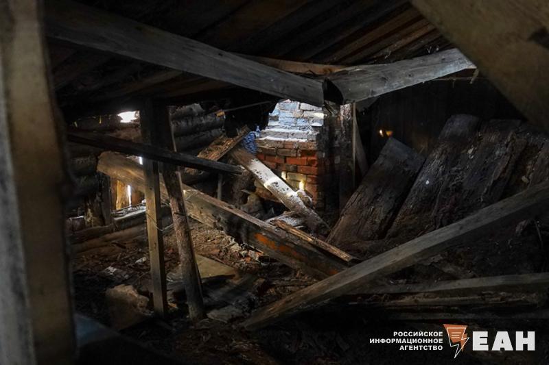 Баня развалилась. Фото: ЕАН