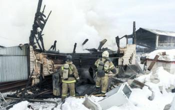 В Тобольске во время пожара погибли два человека