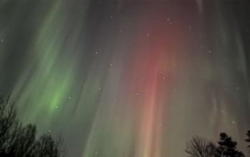 Северное сияние увидели жители Уватского и Тобольского округов