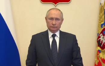 Скриншот обращения Владимира Путина, источник: kremlin.ru