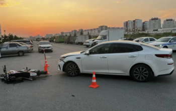 В Тюмени подросток на питбайке пострадал в ДТП