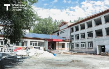 Капитальный ремонт в школе №27 Тюмени идет с опережением графика