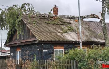 В Ялуторовске устраняют последствия урагана