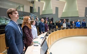 В Тюмени прошло VII заседание Общественной молодежной палаты при городской Думе