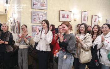 «В тени слов»: в Тюмени открылась выставка иллюстраций Евгения Андреева