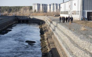 Дамба в Тюмени готова встретить большую воду