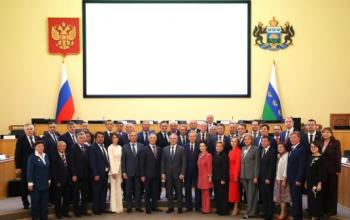 Губернатор принял участие в заключительном заседании созыва Облдумы