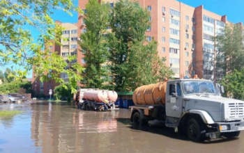 За два часа в Тюмени выпало 73% месячной нормы осадков