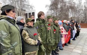 В Тюмени торжественно открыли областную «Вахту памяти»