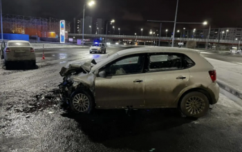 В ночном ДТП на Широтной в Тюмени пострадала женщина