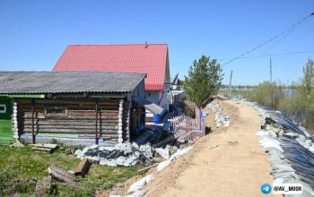 Александр Моор рассказал, когда в Вагайском районе ожидается пик паводка