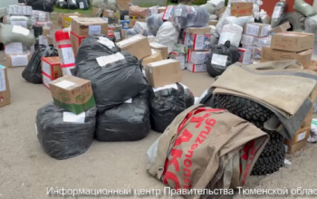 В Краснодон прибыл гуманитарный груз из Тюменской области для поддержки бойцов на передовой