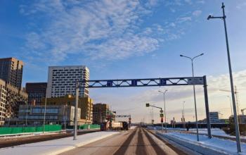 В Тюмени открыли две новые дороги в жилом районе у озера Алебашево