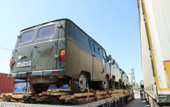 42-я колонна гуманитарной помощи отправилась из Тюмени в зону СВО