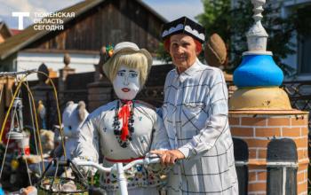 Баба Аня из Перевалово: казак, цыганка, эскимоска и чеченец – единство народов в куклах