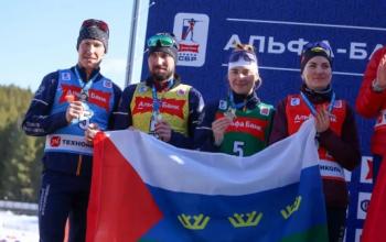 Тюменские биатлонисты завоевали серебро на Чемпионате России