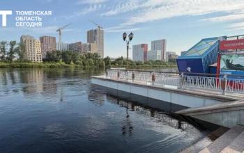В Тюмени уровень Туры пошел на спад